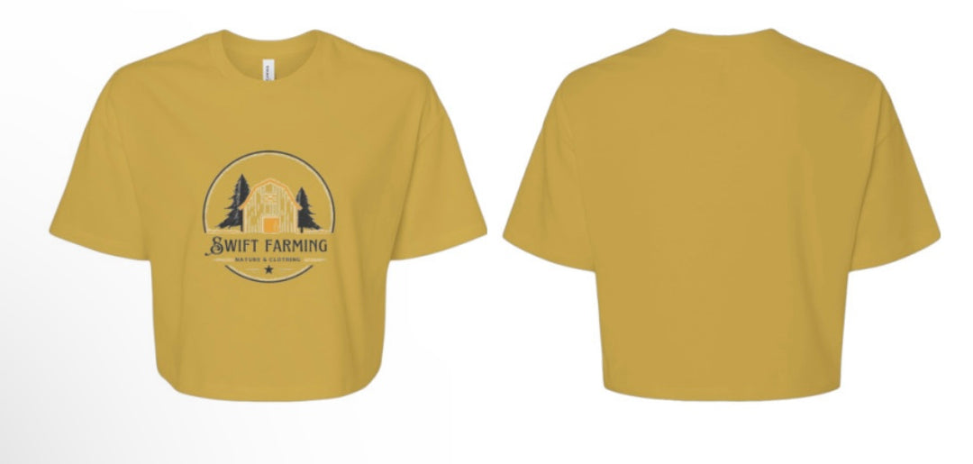 Swift Farming Mustard Crop Top